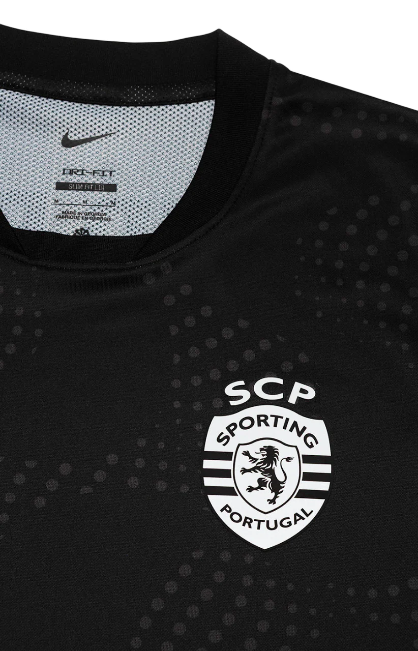 Camisa Sporting CP 2025/2026 Preta fã