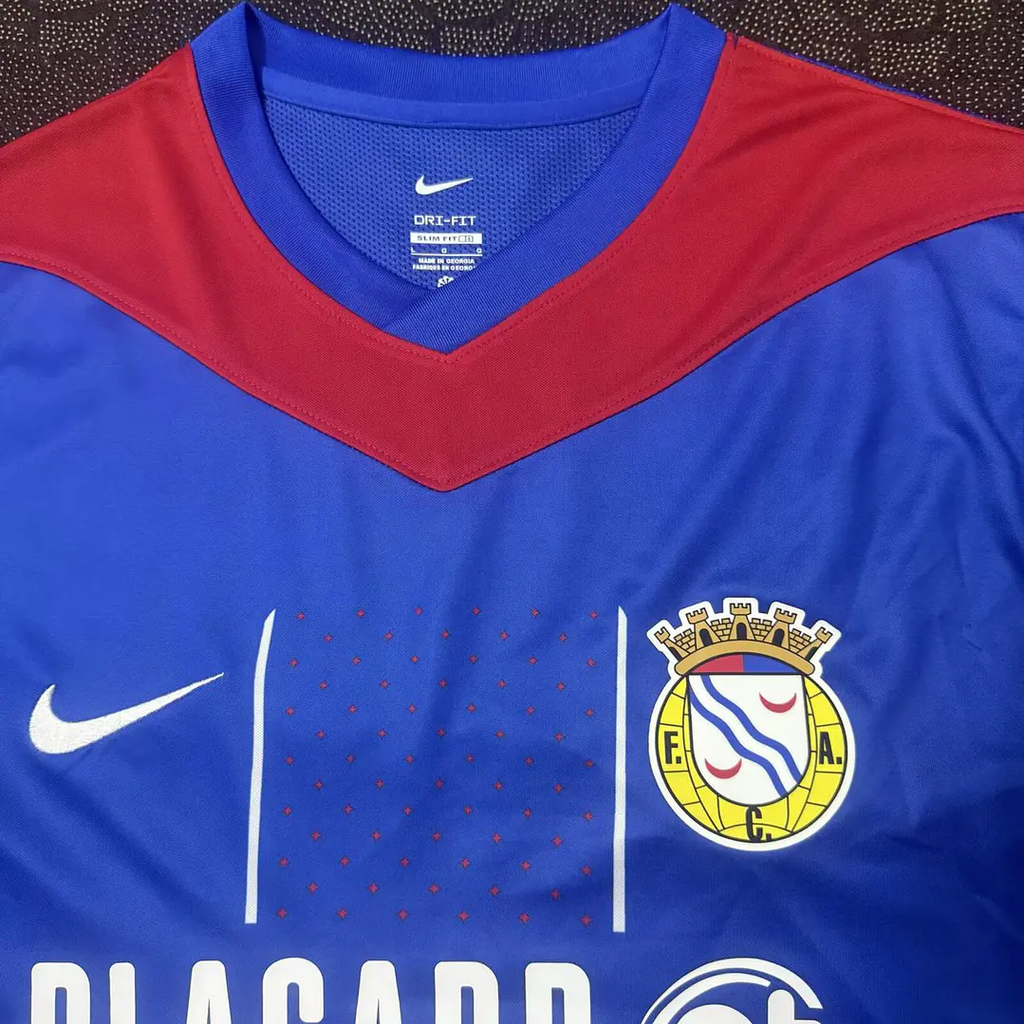 Camisa FC Alverca Azul/Vermelha Fã