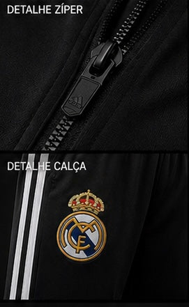 Casaco e Calça Real Madrid Fato de Treino